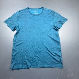 Marc Anthony T-Shirt Women's Large Blue Short Sleeve Luxury Soft Lightweight Tee